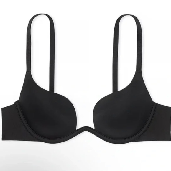 VICTORIA'S SECRET BARE Open Plunge Bra 32C Black - Picture 1 of 9